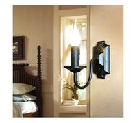 GMJGCIRVC Vintage Retro Loft Candle Wall Lamp European Iron Living Room Study Bedroom Bedside Hotel
