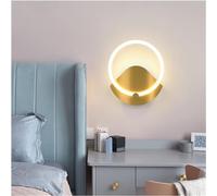 GMJGCIRVC Wall lamp, Design Black/Gold LED Wall Lights Bathroom Light Bedroom Lamp Indoor Wall Lamp Modern Home Lighting Wall Mounted Wandlamp,Pendant Lighting Ceiling Chandelier
