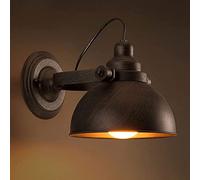 GMJGCIRVC Wall Lamp,Industrial Wall Light Adjustable Farmhouse Wall Lamp, E27 Headboard Lamps Rustic Wall Sconce Lighting Fixtures for Warehouse Aisle Stairs Bar Indoor Wall Mount Lights/Rusty