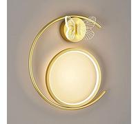 GMJGCIRVC Wall Lamp,Led Wall Sconce Bedroom Bedside Light, Creative Wall Sconces with Acrylic Decoration, Living Room Modern Wall Lighting Fixtures, 10W Indoor Wall Wash Lights/d-3000K/Right