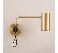 GMJGCIRVC Wall Lamp,Modern Sconce Swing Arm Wall Mounted Lamp Metal Wall Swivel Light, Adjustable Headboard Lights Bed Reading Lamps for Bedroom Bedside Living Dining Room Study Office/Black