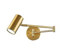 GMJGCIRVC Wall Lamp,Swing Arm Wall Lamps Adjustable Metal Sconce Bedroom Bedside Reading Lighting Fixture, Wall Spotlights Headboard Lamps for Living Room Cafe Bar Office Wall Wash Lamp/d
