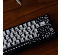 GMK WOB Keycaps Comic Style Cherry Profile PBT Dye-Sub 151 Keys For Mechanical Gaming Keyboard Thicken Keycaps Wooting ISO Virtual war B Mini