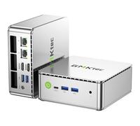 GMKtec Dual 2.5G Nic Mini PC G11 AMD Ryzen Embedded R2514 (Beats 4300U/3500U/N150),(up to 3.60GHz)16GB DDR4 RAM 256GB M.2 SSD, USB3.2 * 3/HDMI*2 for Business, School, Office