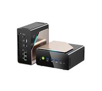 GMKtec EVO-T1 AI Mini PC Ultra 9 285H (up to 5.4GHz) Mini Gaming Computer, 64GB DDR5 (32GB*2) 1TB PCIe 4.0 SSD 3X M.2 Expansion Slots, Oculink, Quad Screen 8K Display