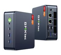 GMKtec M6 Ultra Gaming Mini PC Ryzen 5 7640HS (Upgraded 6600H/ 6800U), 32GB RAM DDR5 1TB SSD Dual NIC LAN 2.5GbE Mini Computers Office Home, Triple 4K Display, WiFi 6, USB4, BT 5.2, DP, HDMI 2.0