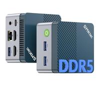 GMKtec Mini PC 12th Gen Intel Alder Lake N97 (up to 3.60GHz), G5 Micro Desktop PC, 12GB DDR5 512GB SSD, USB3.2/TF CARD slod/HDMI*2 for Business, School, Office, Mini Computer