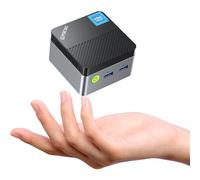 GMKtec Mini PC, G5 Micro Desktop Computer, 12th Gen Intel Alder Lake N97 (up to 3.60GHz) 12GB DDR5 256GB Hard Drive for Business, School, Office-Black-B