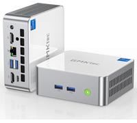 GMKtec Mini PC Intel i5-12450H(Turbo 4.4 GHz) 32GB DDR4 1TB M.2 NVMe SSD, Intel i225v Mini Computers, USB 3.2, Type-C/WiFi 6, BT5.2, RJ45 2.5G/ 4K Triple Display Desktop PC