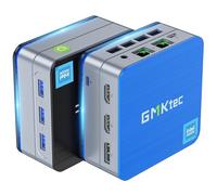 GMKtec Mini PC N100, Preinstalled Windows 11 Pro, G2 Intel N100 (3.4GHz) Dual Lan Mini Computer,12GB DDR5 RAM 256GB SSD, Desktop Computer 4K Triple Output/USB3.2/WiFi 6/BT5.2/ for Office, Business