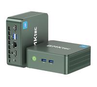 GMKtec Mini PC N150, G3 Plus Intel Twin Lake N150 (3.4GHz), 16GB DDR4 RAM 1TB PCIe M.2 SSD, Desktop Computer 4K Dual HDMI/USB3.2/WiFi 6/BT5.2/2.5G RJ45