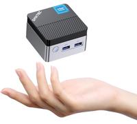 GMKtec Mini PC N5105, 8GB RAM 128GB Hard Drive Desktop Mini Computer, Micro Computer with Dual HDMI 4K, Dual DDR4, Dual WiFi, RJ45 Ethernet, BT4.2 & Cooling Fans