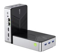 GMKtec NEW Ubuntu Linux Mini PC NAS, G9 Intel N150 Dual Boot Linux+OS Desktop PC 12GB DDR5 64GB EMMC + 512GB M.2 SSD, 4*M.2 NVMe Slots, Dual NIC 2.5GbE, USB-C/USB 3.2 10Gbps, Network Attached Storage