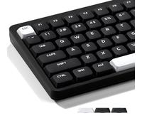 GMKWTL XVX Black Low Profile Keys, PBT Double Shot Key Sets, WOB Keys Compatibility 60% 75% 80% 85% 100% MX Mechanical Switches - Keys Only