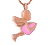 GMLRTOSPT Angel necklace jewelry cremation ashes necklace urn pendant for women-1