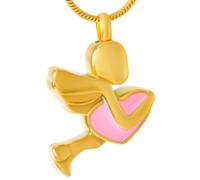 GMLRTOSPT Angel necklace jewelry cremation ashes necklace urn pendant for women-2