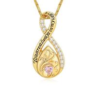 GMLRTOSPT Teardrop Urn Necklaces for Ashes Cremation Jewelry for Women Men Memorial Pendant Keepsake Gift for Loss of Loved Ones-Gold