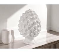 GMM Sicilian Statues, Artistic Sculptures, Decorative, Ornamental, Sicilian Design Ornament, Typical Object, Party Favor 10 CM-H (Ceramic - White)