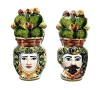 GMM Sicily Magnet, Pine Cone, Dark Brown Heads, Ficodindia, Sicilian Cannolo, Cart Wheel, Sicilian Cart, Souvenir Magnets, Gift, Collectible for Home, Office, Stick