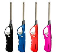 Gmobile 3x bbq Lighters Refillable Safety Gas Candle Fire BBQ Lighter & Clipper Gas Fuel Lighter Refill