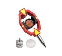 GMP111 Mini Surveying Prism, Compatible with Leica Total Station Measuring Instruments (with tip but Without Pole) - (Copper Plated 0mm)
