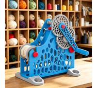 GmpTzitzith 3d Filament Spool Winder, Removable Modular Design For Wires Weighing 1kg, No More Tangled Or Crossed Filament, For 3d Printing Enthusiasts, Textile Artists Blue-Manual
