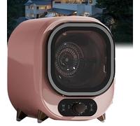 GmpTzitzith This Small, Portable Exhaust Dryer Features A Stainless Steel Drum And A Customizable Timer. With A 0.8 Kg Capacity, It'S Perfect For Small Spaces And Can Be Placed On A Countertop Pink