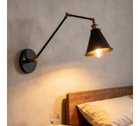 GmpTzitzith Wall Sconces Ambient Lighting Home Decor, Wall Light Industrial Retro Personality Adjustable Angle, For Precise Directional Lighting In Kitchen Or Workshop cover-20 * 20