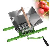 GmpTzitzith Wine Press Grinder For Apple, 7l/1.8 Gallon Portable Fruit Scratter Pulper, Manual Fruit Crusher, Quickly Turns Whole Apples Into Pulp, Full Control Over Crushing Speed