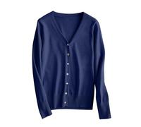 GMQWRK V-Neck Cardigans for Women UK Long Sleeve Button Down Knitted Cardigan Light Casual Slim-Fit Knit Shrugs Shirts Cardigans Petite Ladies Open Front Top Fall Outerwear Sweater Knitwear