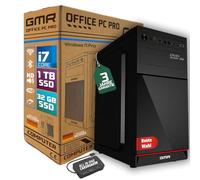 GMR Ultra i7 Business Office PC Fast Calculator, 32GB RAM, 1000GB SSD, DVD±RW, USB 3, Windows 11 Prof, Wi-Fi Bluetooth