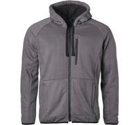 GMS Aras Motorcycle Zip Hoodie, grey, size 3XL for Men