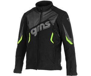 GMS Arrow Motorcycle Softshell Jacket, black-green, size XL for Men