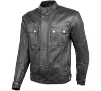 GMS Austin Evo Motorcycle Waxed Jacket, black, size M for Men