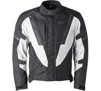 GMS Avon WP waterproof Motorcycle Textile Jacket, black-white, size XL for Men