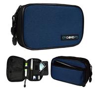 GMS ChillMed - Diabetic Supply Bag & Companion Glucose Meter Case | Hard Case Travel Organizer Bags | Insulin Travel Pouch, Fits in Most Purses, Ideal for Daily Use | 7.5" L x 4.5" H x 1.57" W - Blue