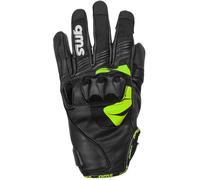 GMS Curve Motorcycle Gloves, black/green, size 3XL