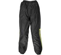 GMS Douglas Motorcycle Rain Pants, black-yellow, size L for Men