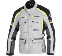 GMS Everest 3in1 Motorcycle Textile Jacket, grey/yellow, size S