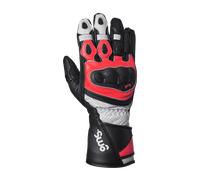 GMS GR-1 SF perforated Motorcycle Gloves, black-white-red, size XS for Men