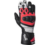 GMS GR-1 SF perforated Motorcycle Gloves, black-white-red, size XS for Men