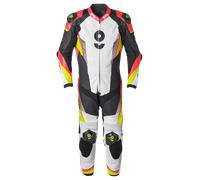 GMS-Moto GRC-1, leather suit 1pcs. 54 Black/White/Red/Yellow