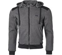 GMS Grizzly Motorcycle Hoodie, anthracite/black, size S