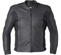 GMS GS-1 Motorcycle Leather Jacket, black, size 3XL 4XL 60 for Men