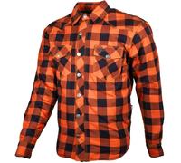 GMS Jaguar Motorcycle Shirt, black-orange, size S for Men