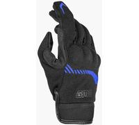 GMS Jet-City Motorcycle Gloves, black-blue, size L for Men