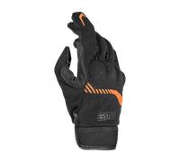 GMS Jet-City Motorcycle Gloves, black-orange, size M for Men