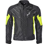 GMS Kasai waterproof Motorcycle Textile Jacket, black/yellow, size L