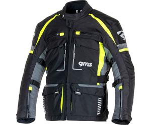 GMS-Moto Everest 3in1, textile jacket waterproof 5XL Black/Grey/Neon-Yellow