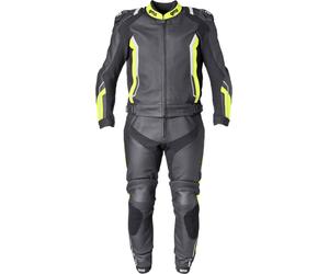 GMS-Moto GR-1, leather suit 2pcs. 48 Black/Yellow/White